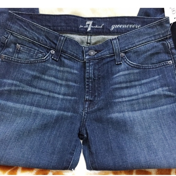 NWT 7 for all Mankind Guinevere Skinny Crop Jeans - Picture 6 of 10